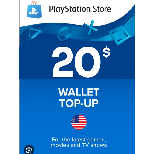 подарочная карта playstation store cша 20 us Подарочная карта PlayStation Store (CША) 20 US