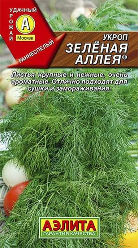 Семена Укроп Зеленая аллея Р. (Аэлита) 3г