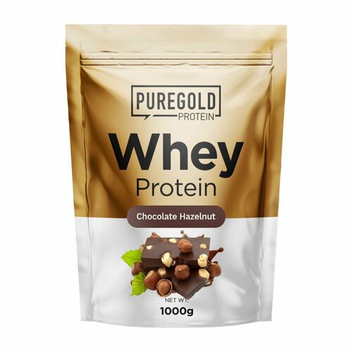 Pure Gold, Whey Protein 1000g (Шоколад-фундук)