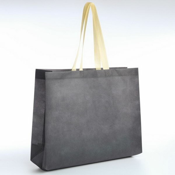 фото Сумка пляжная без застёжки, цвет серый