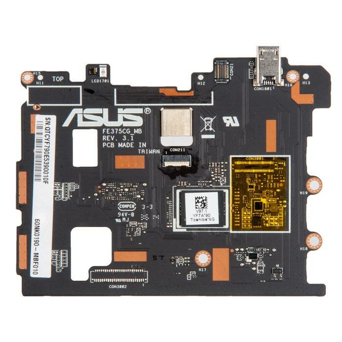 Материнская плата для Asus FE375CXG 1*8Gb 2 разъема под SIM версия с камерами 0,3M/2m инженерная(сервисная)прошивка