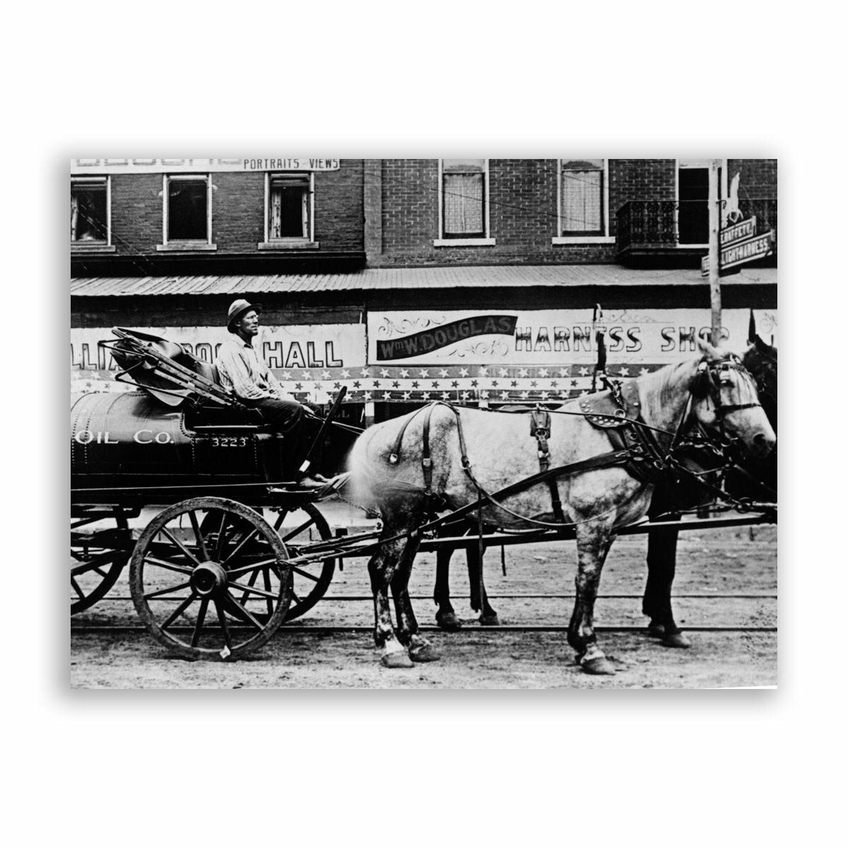 Постер, плакат на бумаге / Standard Oil Wagon / Размер 40 x 53 см