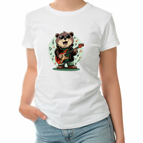 фото Футболка roly, размер l, белый