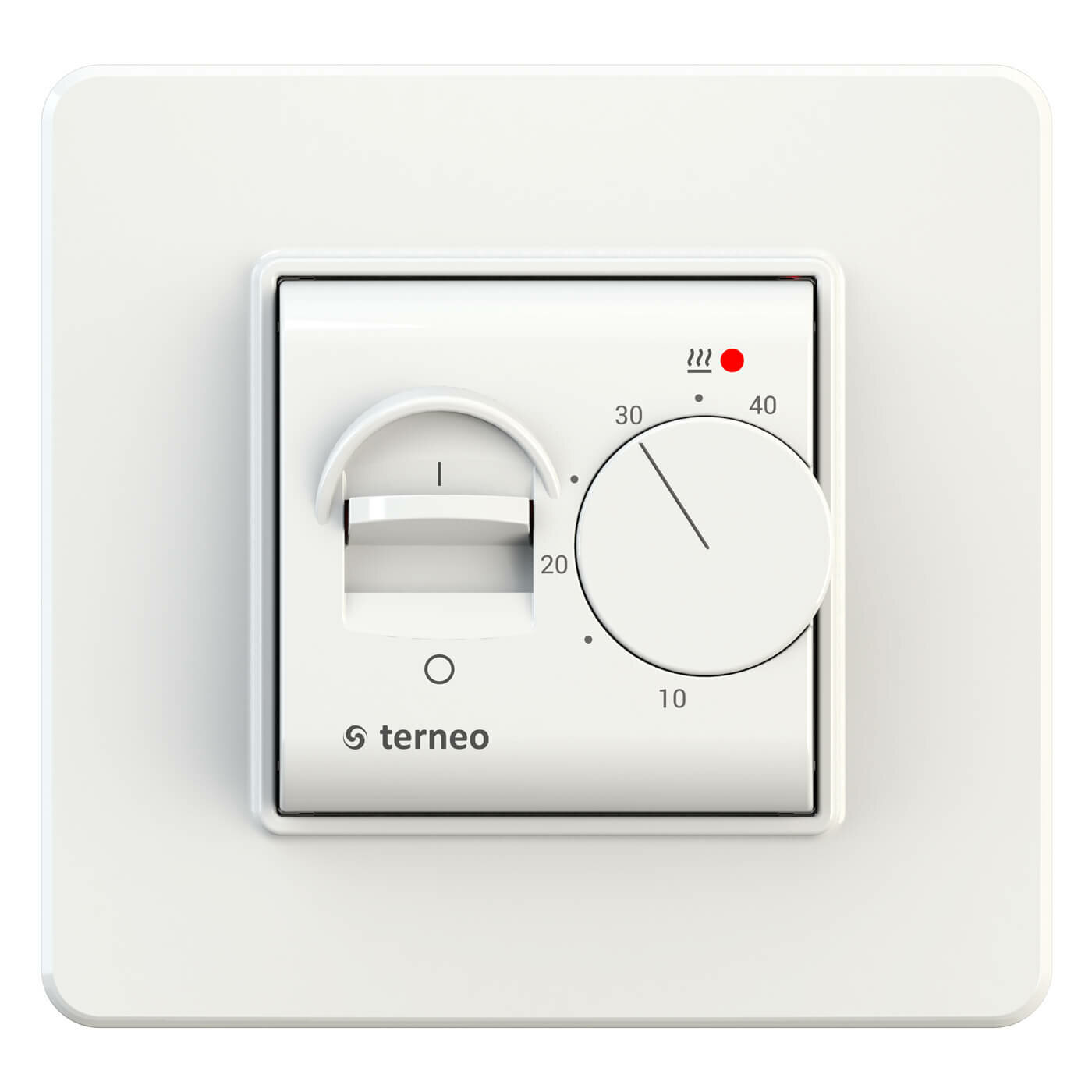 Рамка Terneo однопостовая белая — фото 1