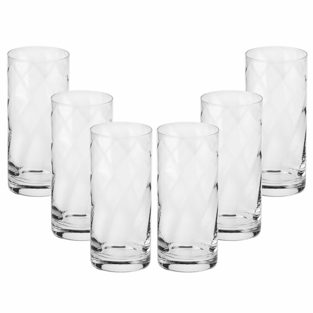 фото Набор из 6-ти хрустальных стаканов, 380 мл, прозрачный, серия Romance, Krosno, KRO-F185151038018020-6