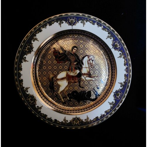 Декоративное блюдо костяного фарфора премиум класса 