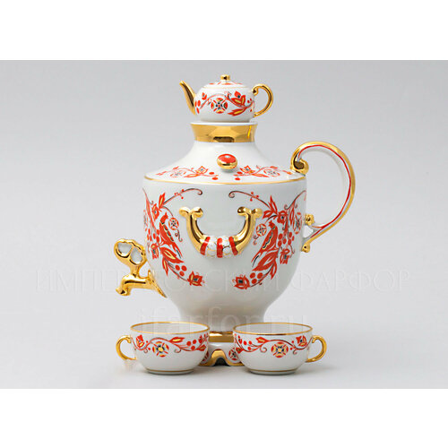 Набор для вина трехпредметный Русские мотивы 23 Веселый самоварчик 13012₽