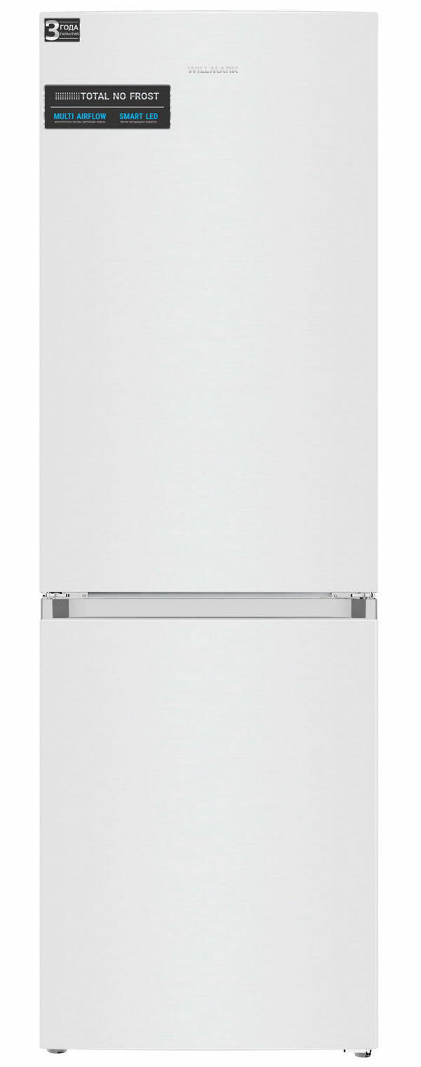 Двухкамерный холодильник WILLMARK RFN-425NFW белый