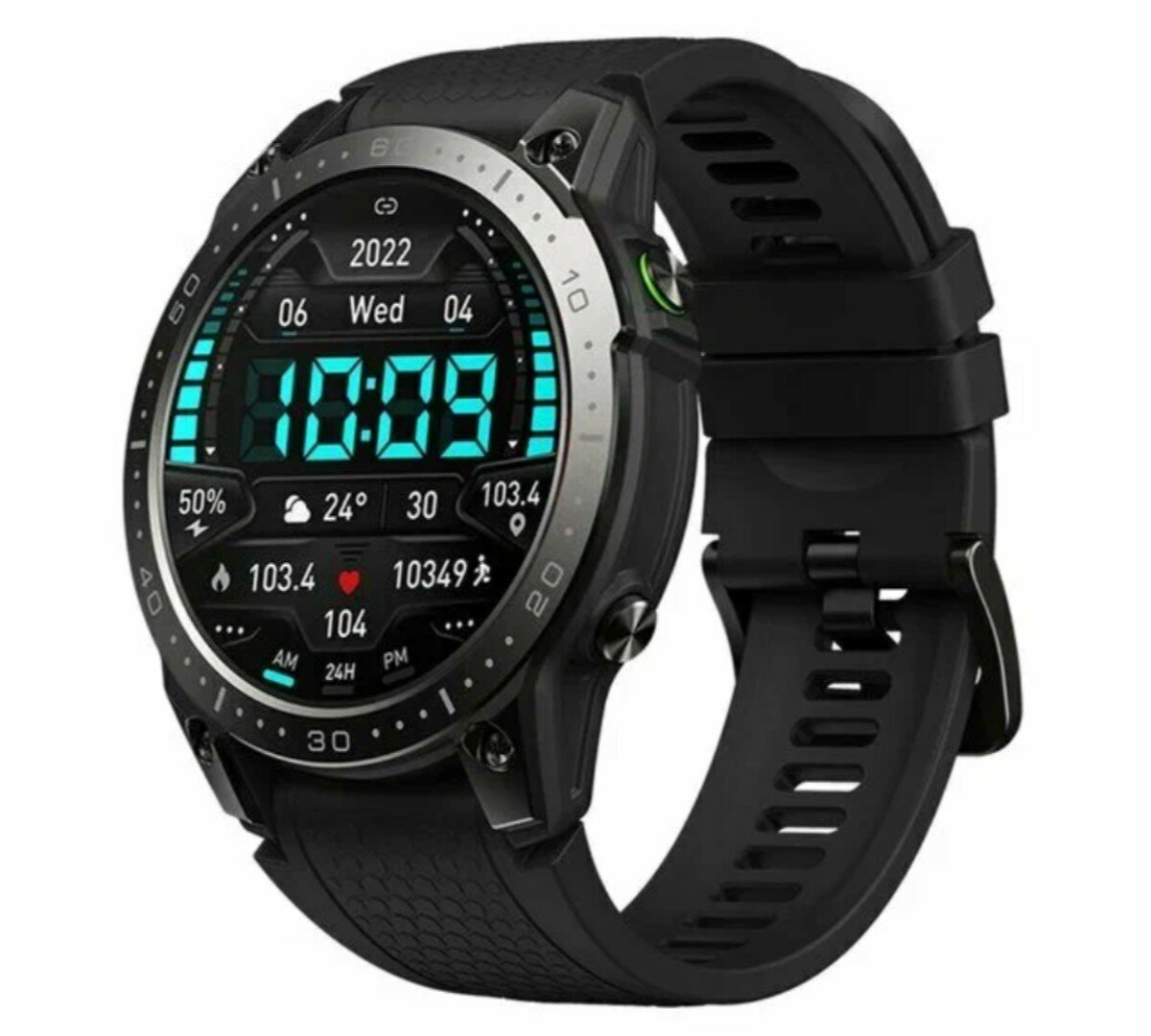 Смарт часы Zeblaze Ares 3 Pro (AMOLED Display, Bluetooth звонки, Уведомления, IP68), черные