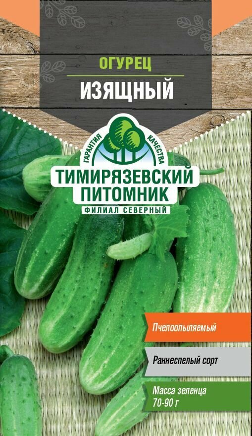 Семена Тимирязевский питомник огурец Изящный раннеспелый 03г