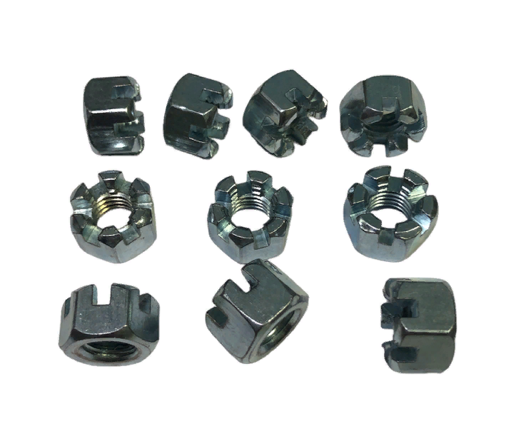 фото Гайка корончатая М10 H8-9, 10шт.