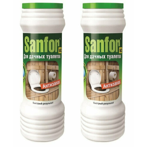 Sanfor Средство для дачных туалетов антизапах 400мл 2шт 795₽