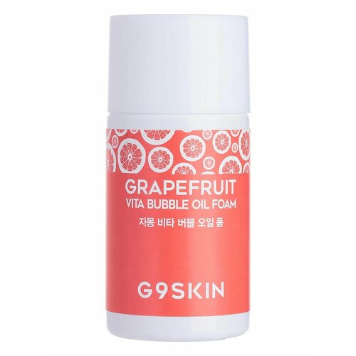 Ппенка масло для умывания С экстрактом грейпфрута пробник GRAPEFRUIT VITA BUBBLE OIL FOAM DELUXE SAMPLE 20 МЛ - G9SKIN пенка для умывания amill super grain bubble foam deluxe sample