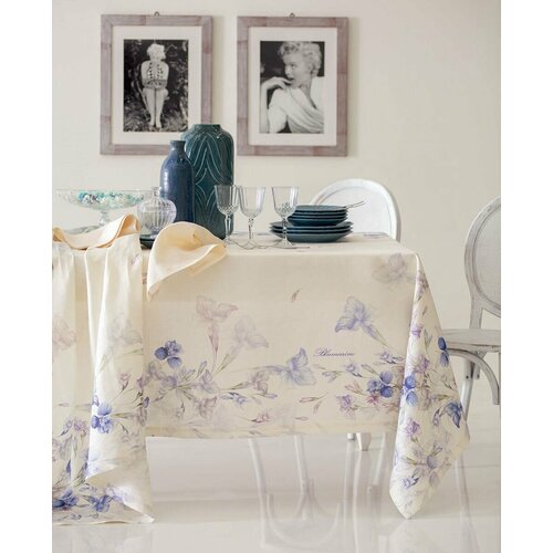 Скатерть льняная Blumarine home collection IRIS