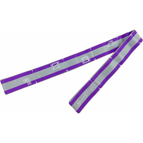 Эспандер эластичный SPORTELITE с петлями для хвата, Арт. 1806SE/1807SE, фиолетовый