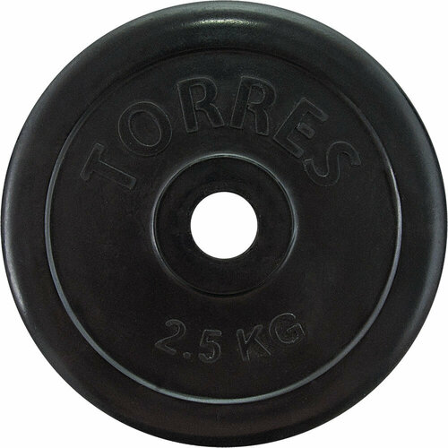 Диск TORRES PL50692 2.5 кг 1 шт. черный диск torres pl50705 pl50405 5 кг 1 шт красный