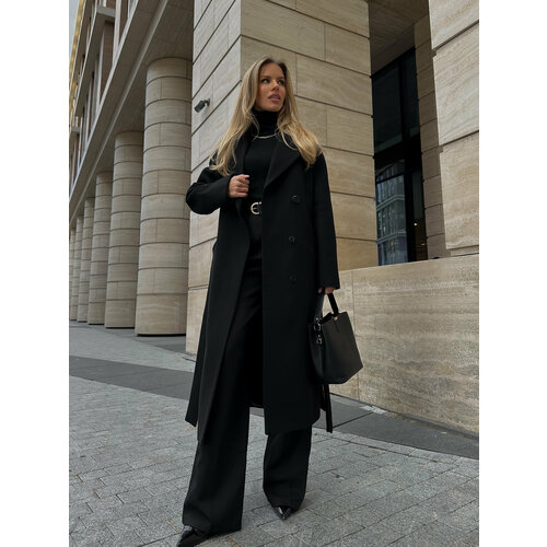 Пальто , размер 40, черный