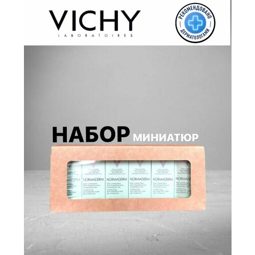 Набор миниатюр Vichy из 6 продуктов набор vichy miniatures 8 миниатюр для ухода за кожей лица