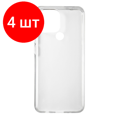 Комплект 4 штук, Чехол Red Line УТ000036096 iBox Crystal для Xiaomi Redmi A2+ (прозрачный) комплект 7 штук чехол red line ут000036096 ibox crystal для xiaomi redmi a2 прозрачный