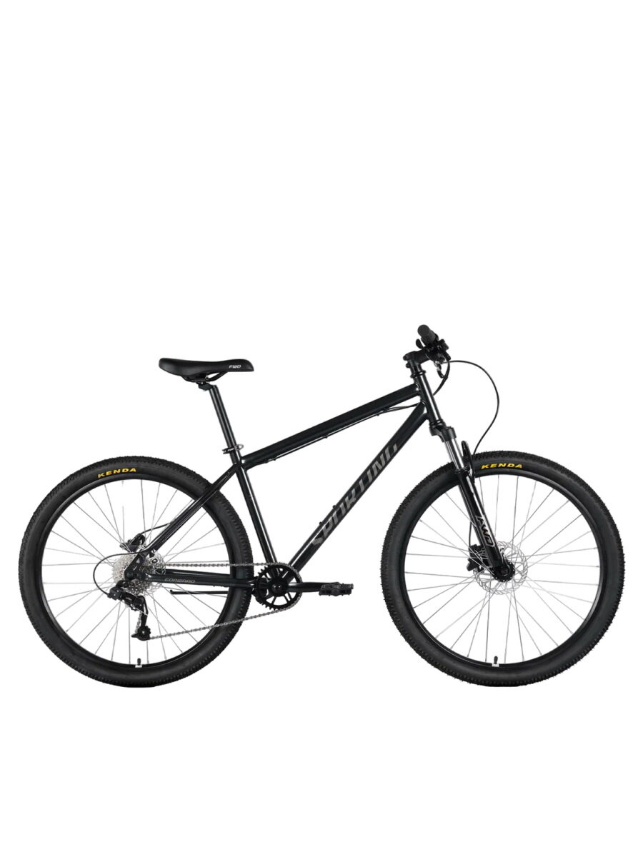 Велосипед взрослый горный Forward Sporting 27,5 3.2 HD рама 19" черный/темно-серый