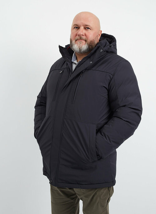 Куртка КАЛЯЕВ, размер 62, серый