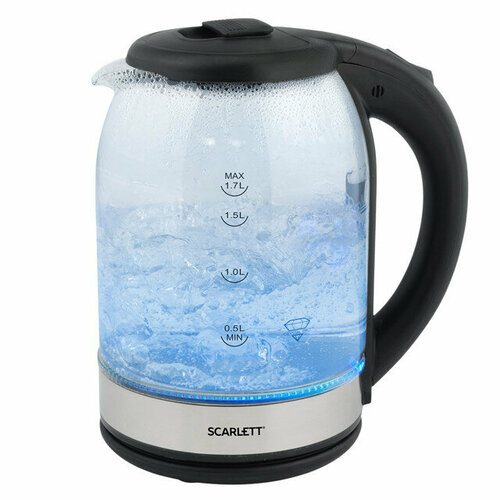 Чайник scarlett sc-ek27g10 1800вт 17л стекло 511700₽
