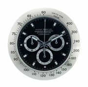Настенные часы Rolex, 35 см х 5 см серебристые