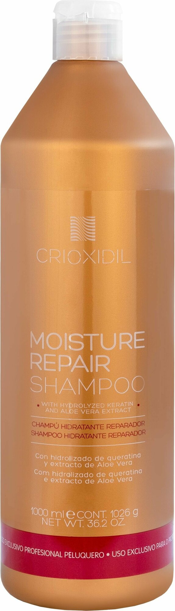 Шампунь для сухих и повреждённых волос Crioxidil moisture repair shampoo, 1000 мл