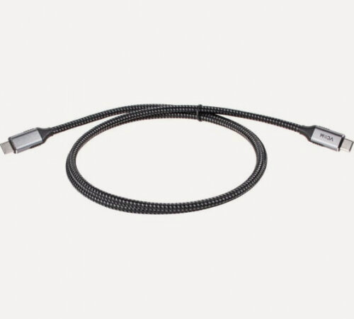 Изображение товара Кабель Vcom USB3.2 Gen2X2, CM-CM, 20Gbs, 100WT, 4KX60Hz, All shell, 1m (CU420M-1M)