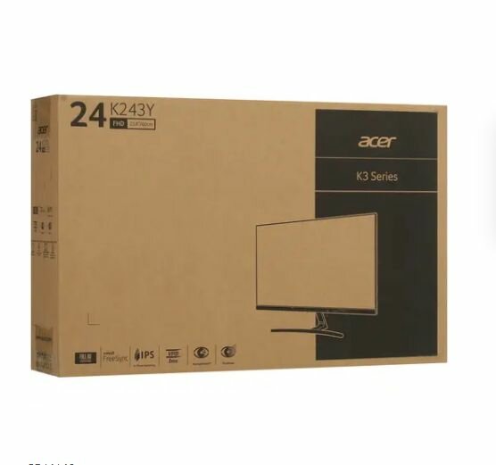 Монитор 23,8" Acer UM.QB3EE.006 1920x1080, IPS, 75Hz, 1ms, 178°/178°, 250 cd/m2, 1000:1, HDMI, DP, black - фото №10