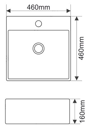 Раковина Melana 803-А064 - фото №2
