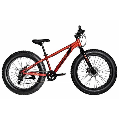 Велосипед 24 Novatrack SUV FATBIKE D DISK 7-ск ALU рама терракотовый рама 13 GN4 3116000₽