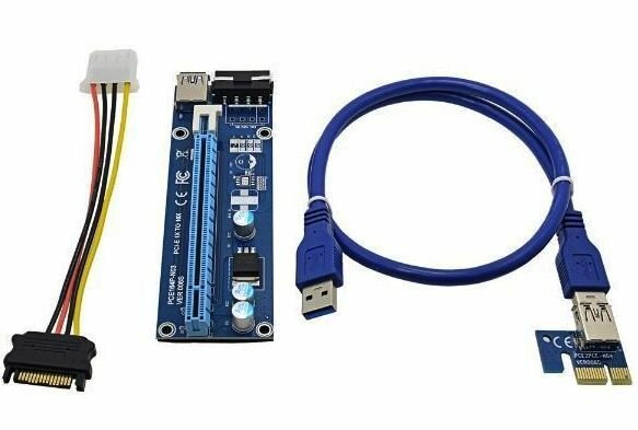 USB райзер Molex для видеокарт, 5 штук