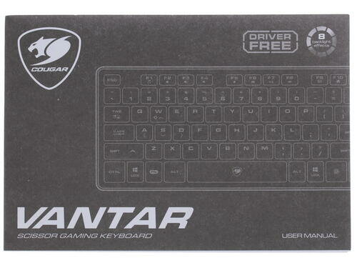 клавиатура Cougar VANTAR Black USB - фото №17