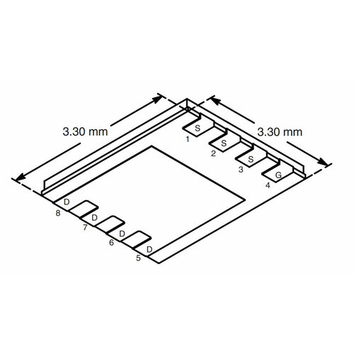 Микросхема Si7716adn N-Channel MOSFET 30V 12A POWERPAK-1212-8