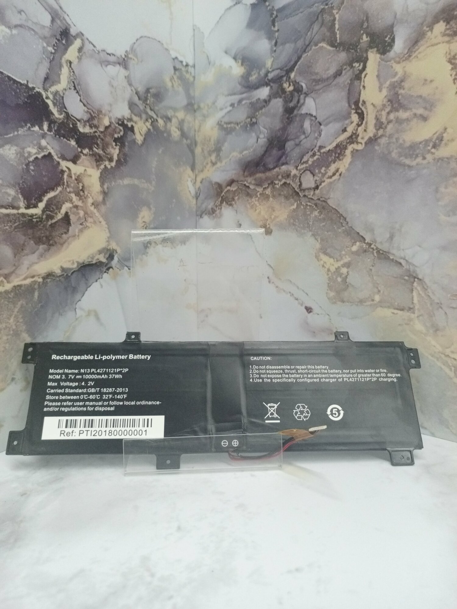 Батарея BAT АКБ Prestigio PNT10130 Visconte Ecliptica N13 PL4271121P 2P 3.7V 37Wh 10000mah