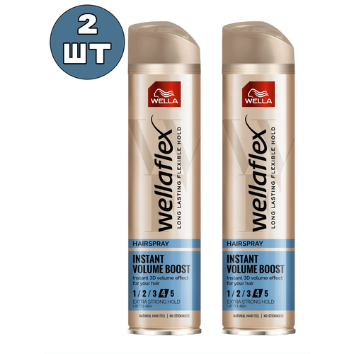 фото Лак instant volume boost/мгновенный объем-4, эсф, 2 шт wella professionals