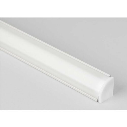 Профиль белый для светодиодной ленты угловой 16х16мм 1 метр (комплект 2 штуки)