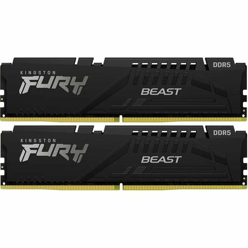 Модуль памяти 16GB Kingston DDR5 6000 DIMM FURY Beast Black XMP 949500₽