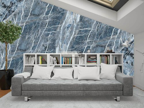 Изображение товара Гибкий мрамор "Гласио" полотно №2; 1420х2850; 4,047 кв. м.