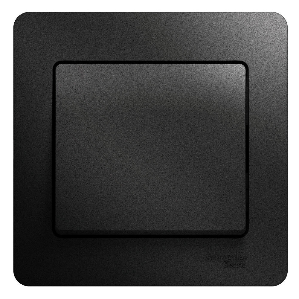 Выключатель 1 СП 10АХ сх.1 SE Glossa антрацит