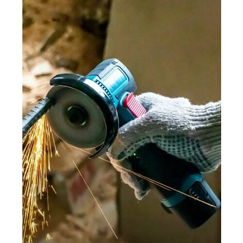 Мини болгарка аккумуляторная ушм угловая шлифмашина с 2 аккумуляторами 3299₽