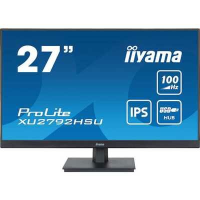 Монитор Iiyama 27" ProLite XU2792HSU-B6 черный IPS LED 0.4ms 16:9 HDMI M/M матовая 250cd 178гр/178гр 1920x1080 100Hz DP FHD USB 4.2кг