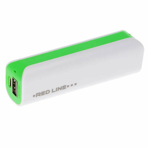 Внешний аккумулятор Red Line Power Bank R-3000 3000mAh White-Green УТ000038618 белый, зеленый, белый