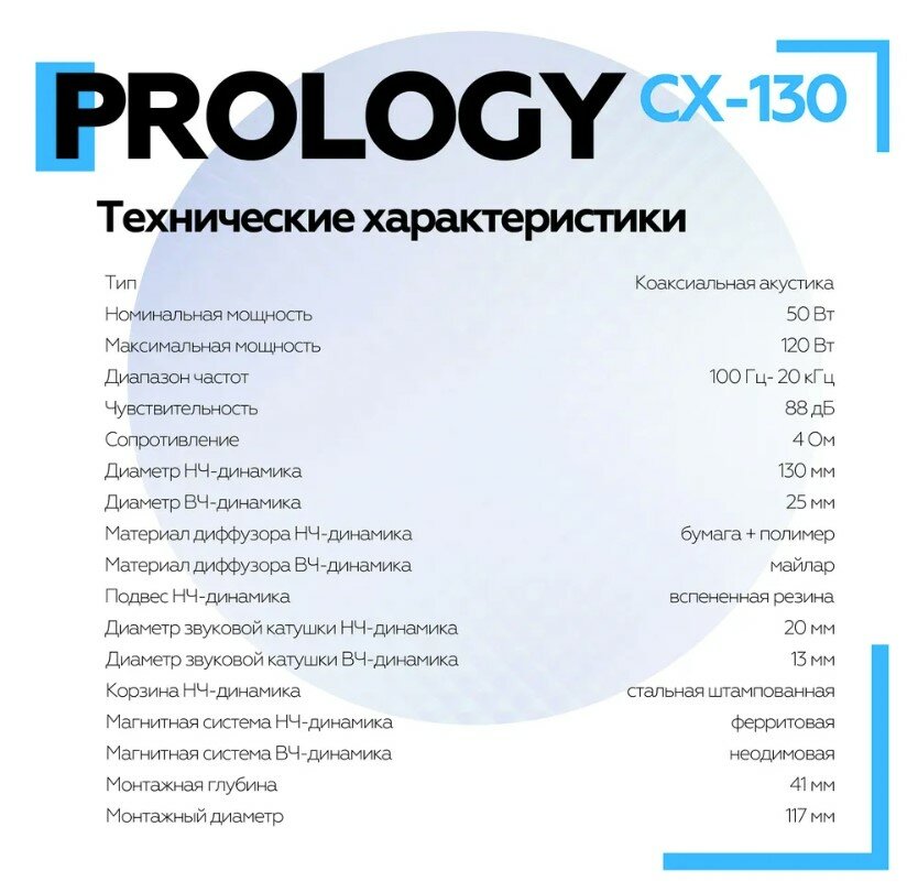 Колонки Prology - фото №18