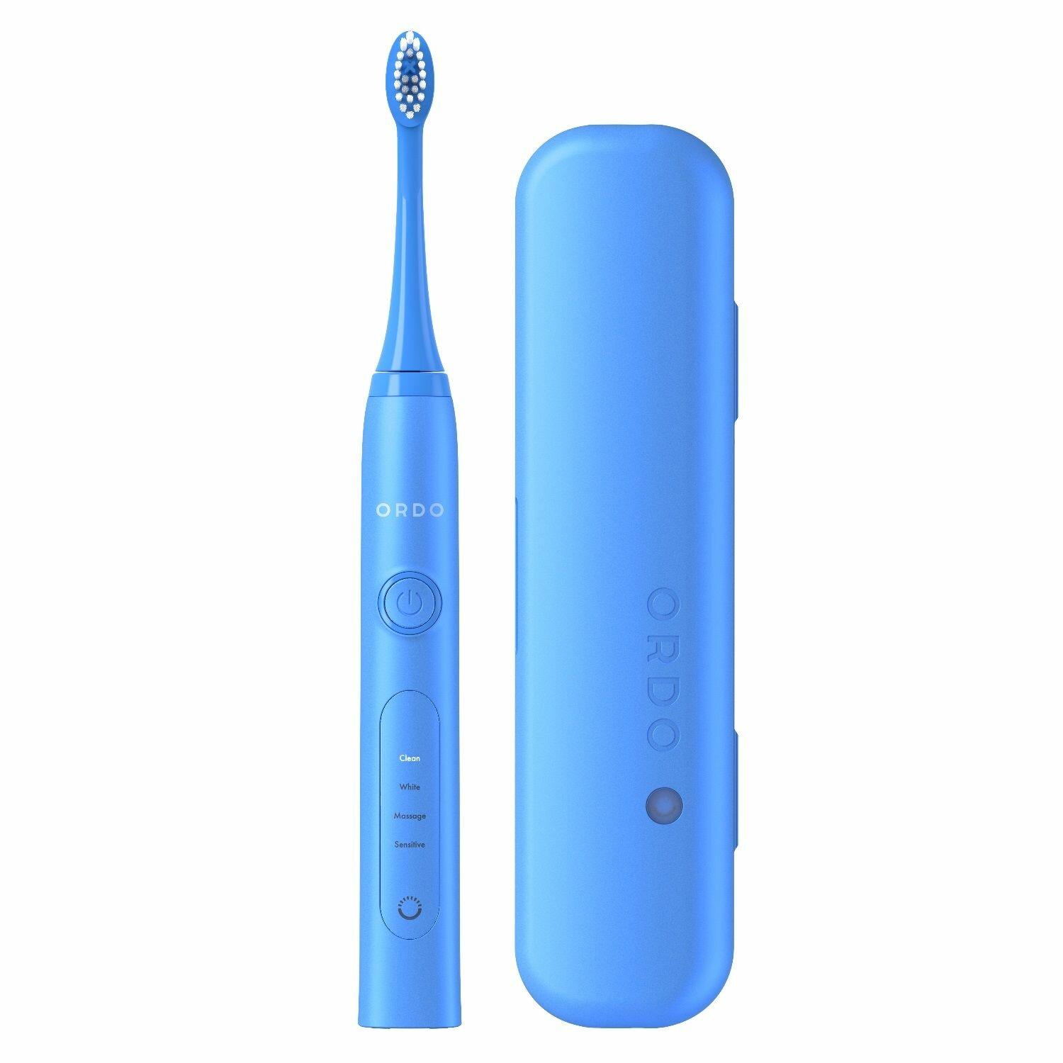 Электрическая зубная щетка ORDO Sonic+ SP2000 с футляром для зарядки Sonic+ Arctic Blue голубой