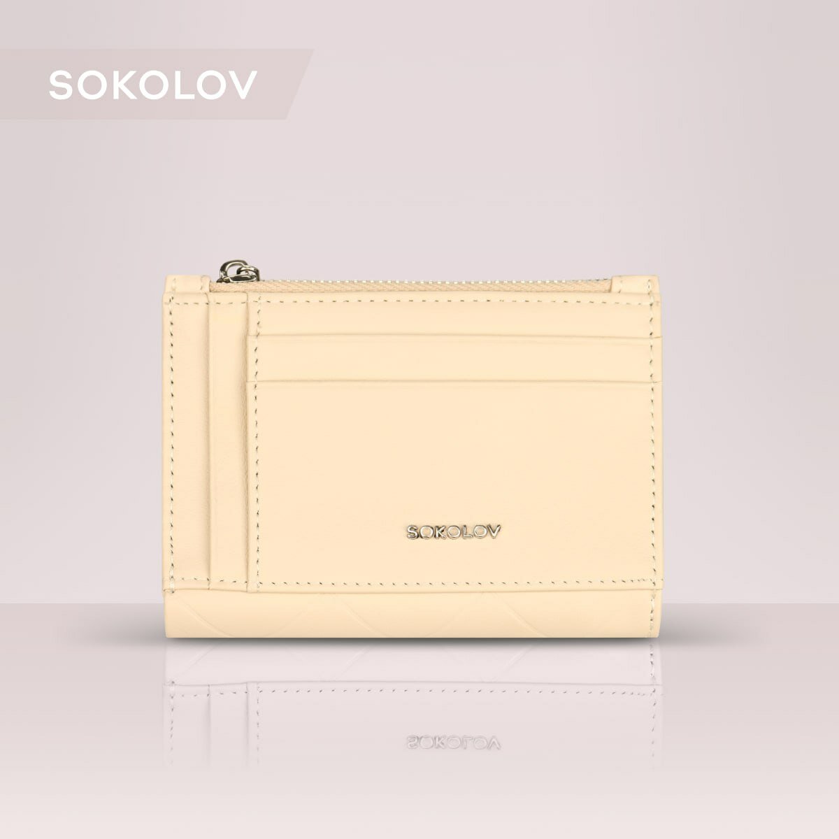 Кошелёк SOKOLOV из натуральной кожи BA5304-BG
