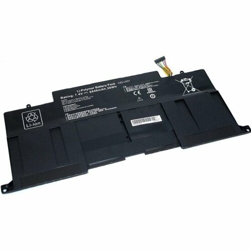 Аккумулятор для ноутбука Amperin для Asus UX31-2S2P 7.4V 6840mAh OEM черная аккумуляторная батарея для ноутбука asus ux31 2s2p 7 4v 6840mah oem черная