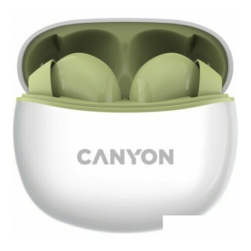 Наушники Canyon TWS-5 оливковый 1800₽