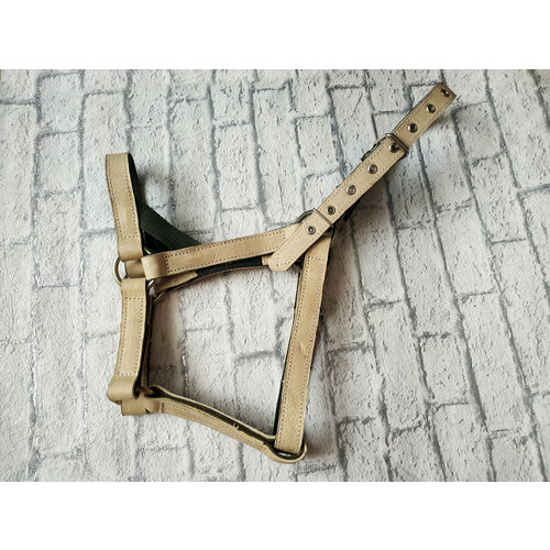 Недоуздок для лошади из сыромяти и ленты 25 1799₽